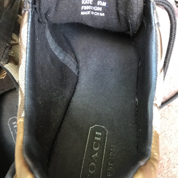 Coach Kate Sneakers 9.5 - Picture 6 of 7
